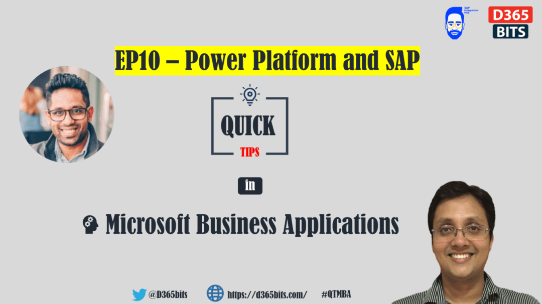 Power Platform and SAP QTMBA-EP10
