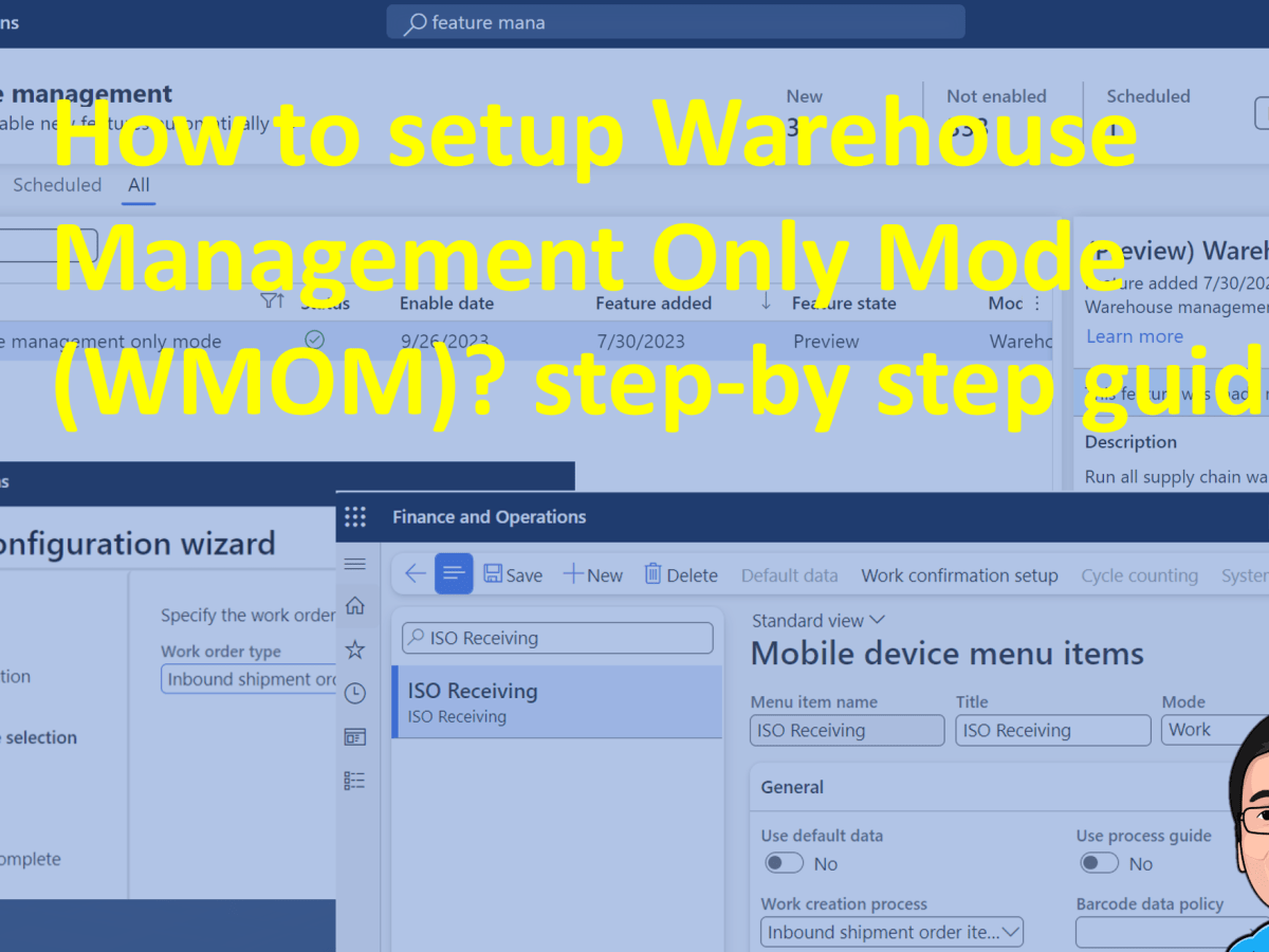 How to set up Warehouse Management Only Mode (WMOM)? step-by-step guide